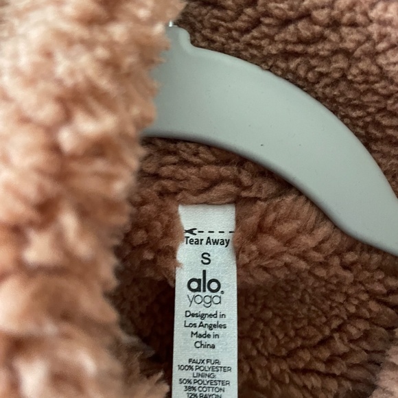 Alo Yoga Norte Sherpa Oversized Jacket Size Small - Picture 6 of 16